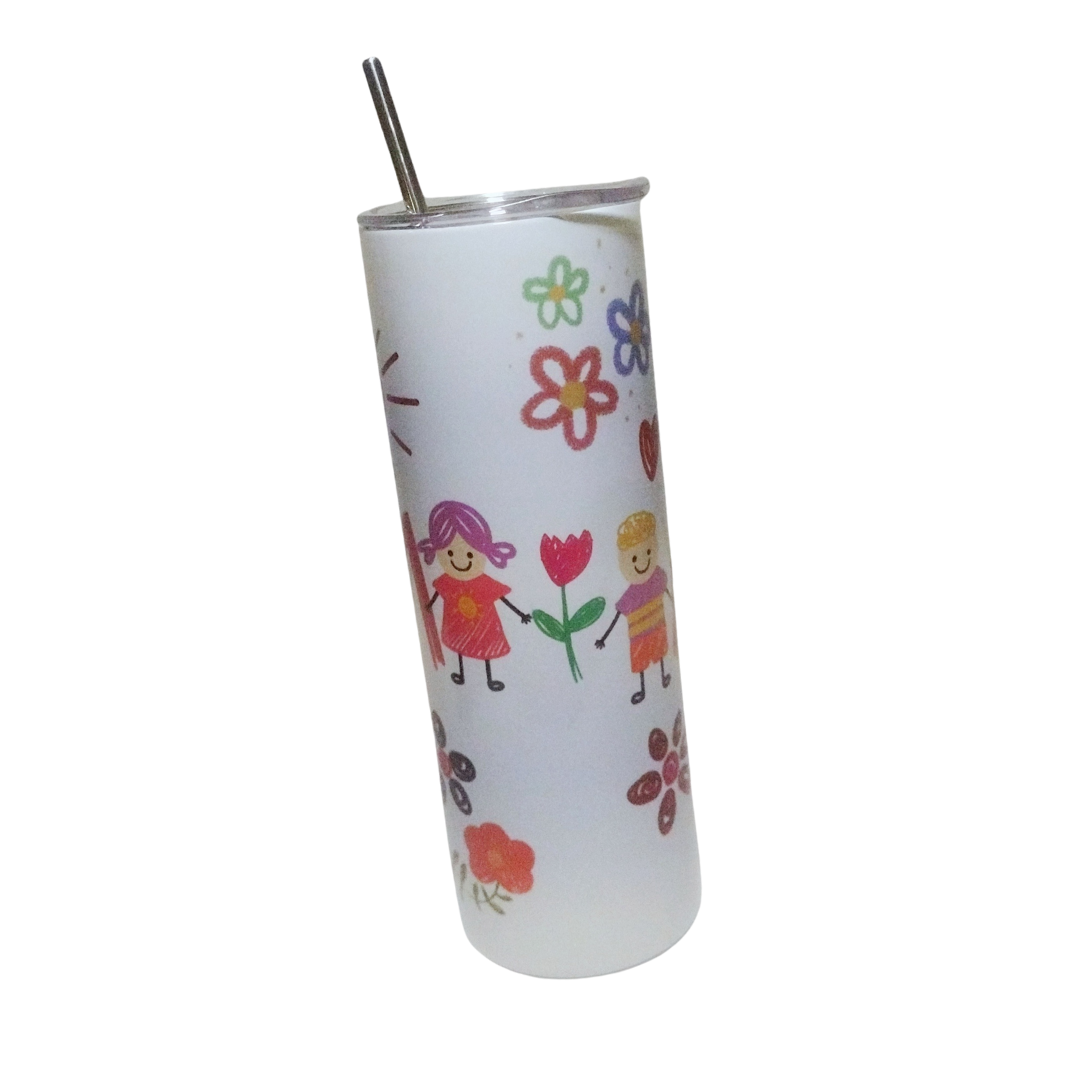 20oz Stainless Steel Tumbler - 'Best Mom Ever' Design 🌸 Perfect Mother’s Day Gift | Keeps Drinks Hot/Cold