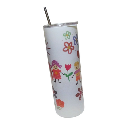 Vaso de acero inoxidable de 20 oz - Diseño "La mejor mamá del mundo" 🌸 Regalo perfecto para el Día de la Madre | Mantiene las bebidas frías y calientes